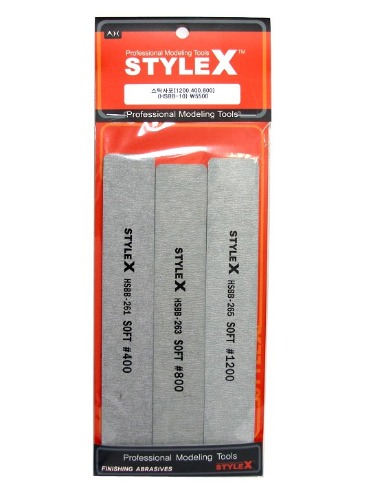 STYLE X 소프트 스틱사포세트 (400,800,1200) (8809255930108)