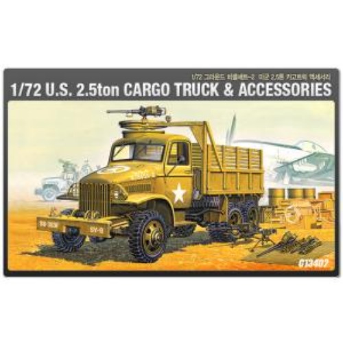 13402 1/72 미군 2.5톤 카고트럭 &amp; 액세서리 (603550134029)