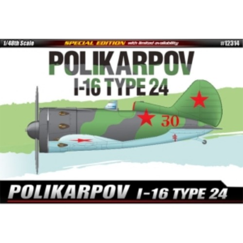 12314 1/48 폴리카르포프 I-16 TYPE 24 [SPECIAL EDITION] (8809258925200)