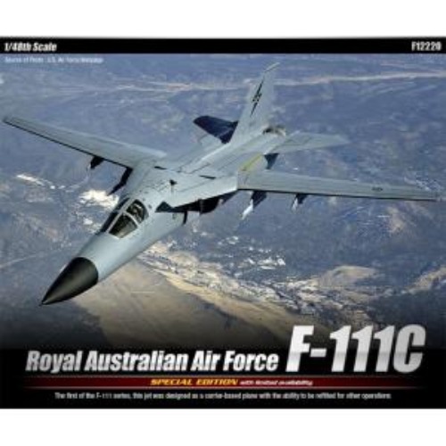 12220 1/48 호주 공군 전폭기 F-111C [special edition] (8809258926740)