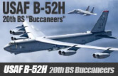12622 1/144 미공군 B-52H 제 20 폭격비행대 버캐니어스 (8809258923633)