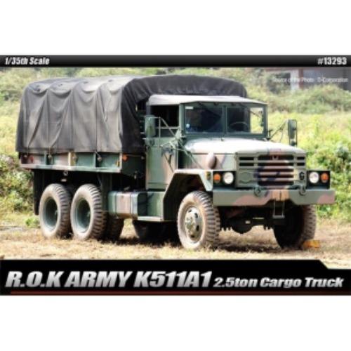13293 1/35 대한민국육군 K511A1 2.5톤 카고트럭 (8809258924357)