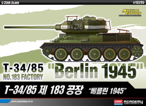 13295 1/35 T-34/85 제 183공장 베를린 1945 [Special Edition] (8809258924654)