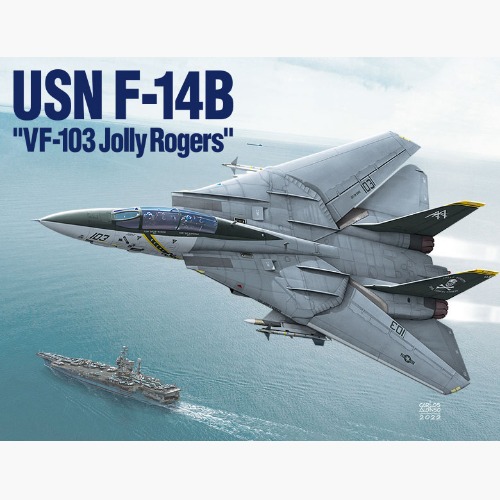 12578 1/72 미해군 F-14B VF-103 졸리로저스 (8809845380696)