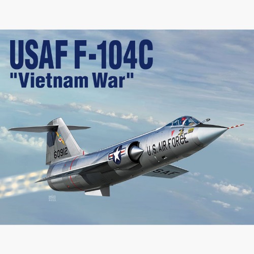 12576 1/72 미공군 F-104C 베트남전 (8809845380351)
